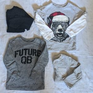 Lot of toddler boys long sleeve shirts